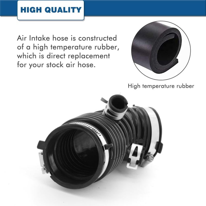 A ABIGAIL خرطوم سحب الهواء متوافق مع إنفينيتي G37 2008-2013، Q60 2014-2016، QX50 2014-2017، نيسان 370Z 2009-2021# 696-550 ‎16576EY00B - أنبوب خرطوم سحب الهواء (الجانب الأيسر) - Image 4